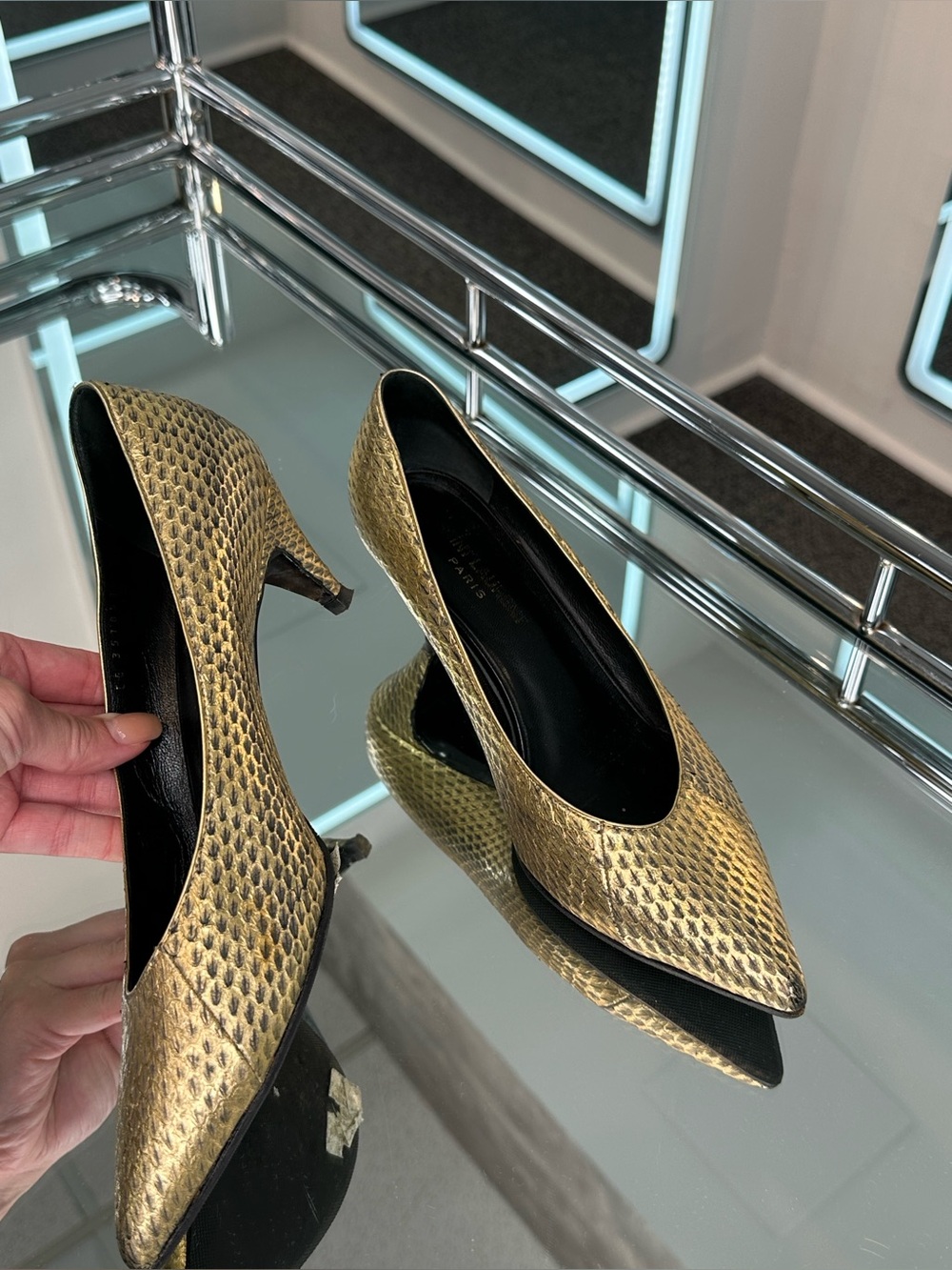 Saint Laurent Charlotte 55 Pump